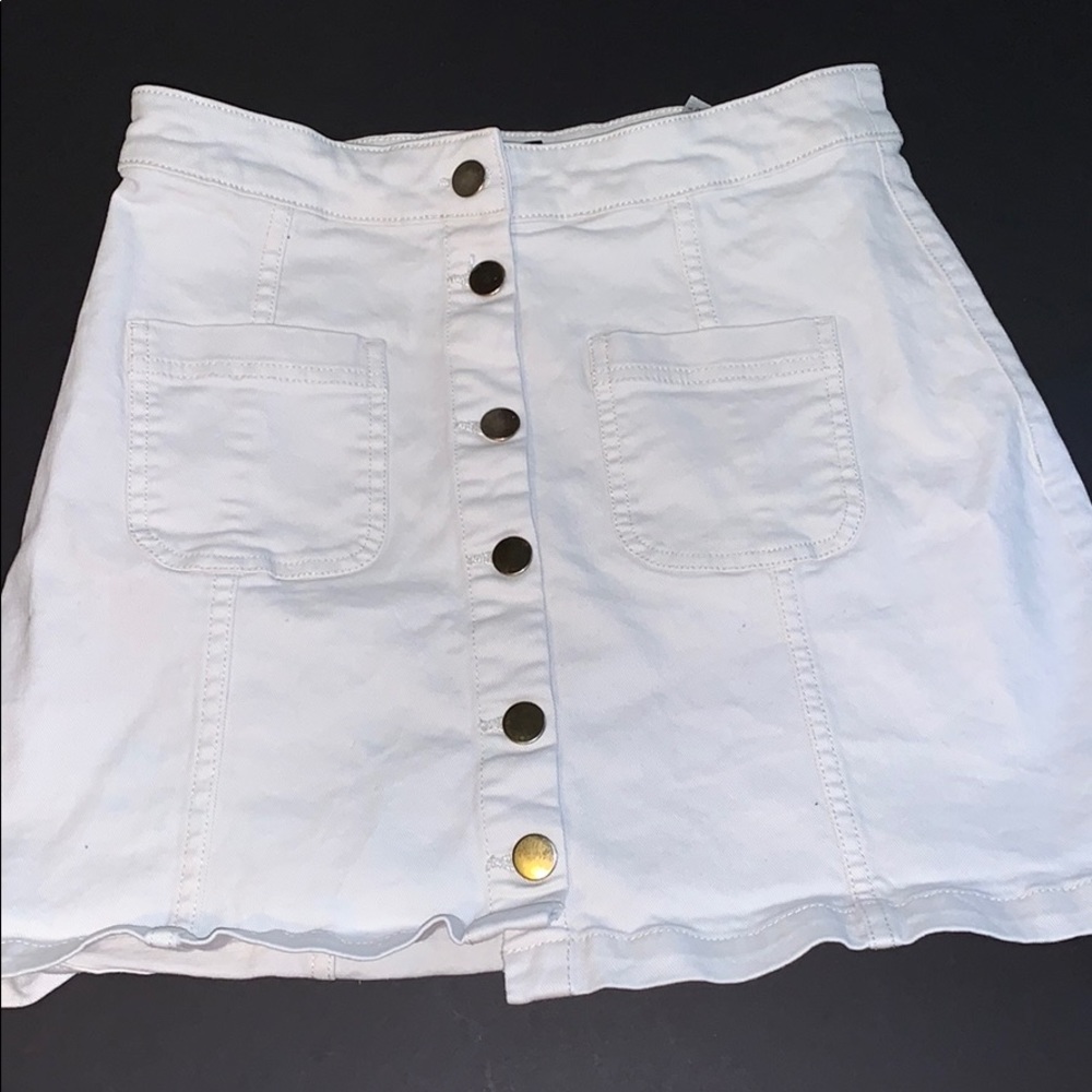 White skirt